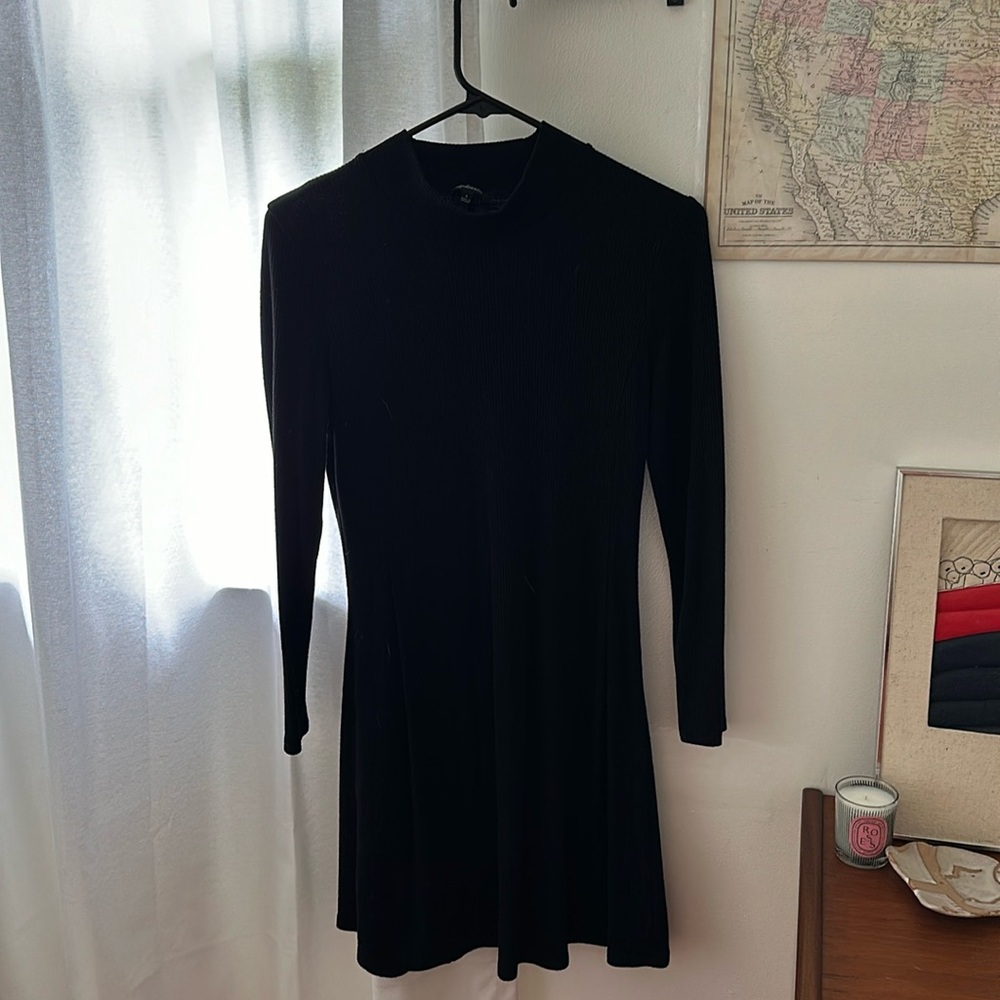 Madewell Mockneck Rib Knit Dress size S